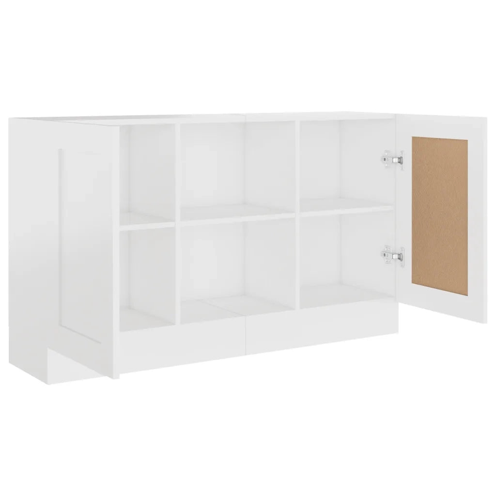 Credenza Bianca 120x30,5x70 cm in Legno Multistrato 802777
