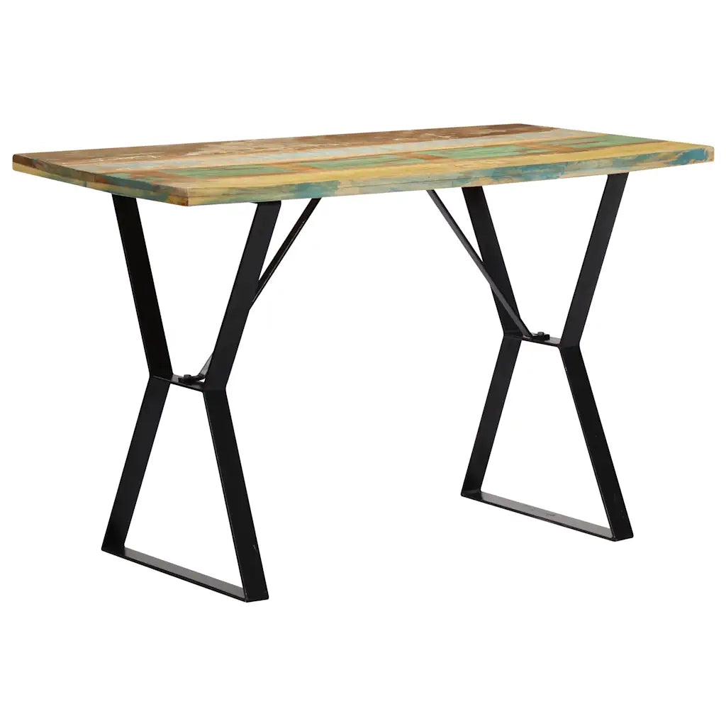 Tavolo da Pranzo 120x60x76 cm in Legno Massello di Recupero cod mxl 15966