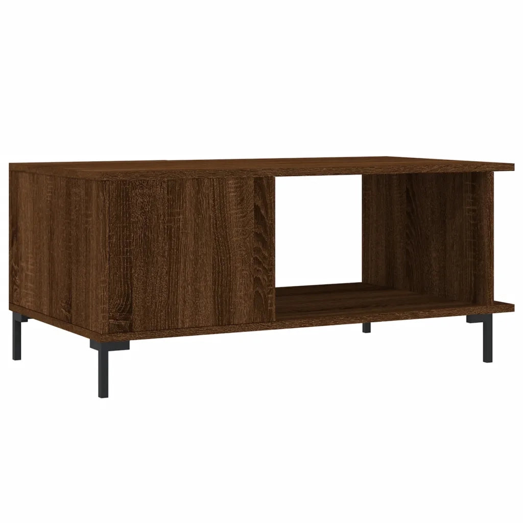 Tavolino da salotto | Tavolino da caff¨¨ | Tavolino da Soggiorno Rovere Marrone 90x50x40cm Legno Multistrato