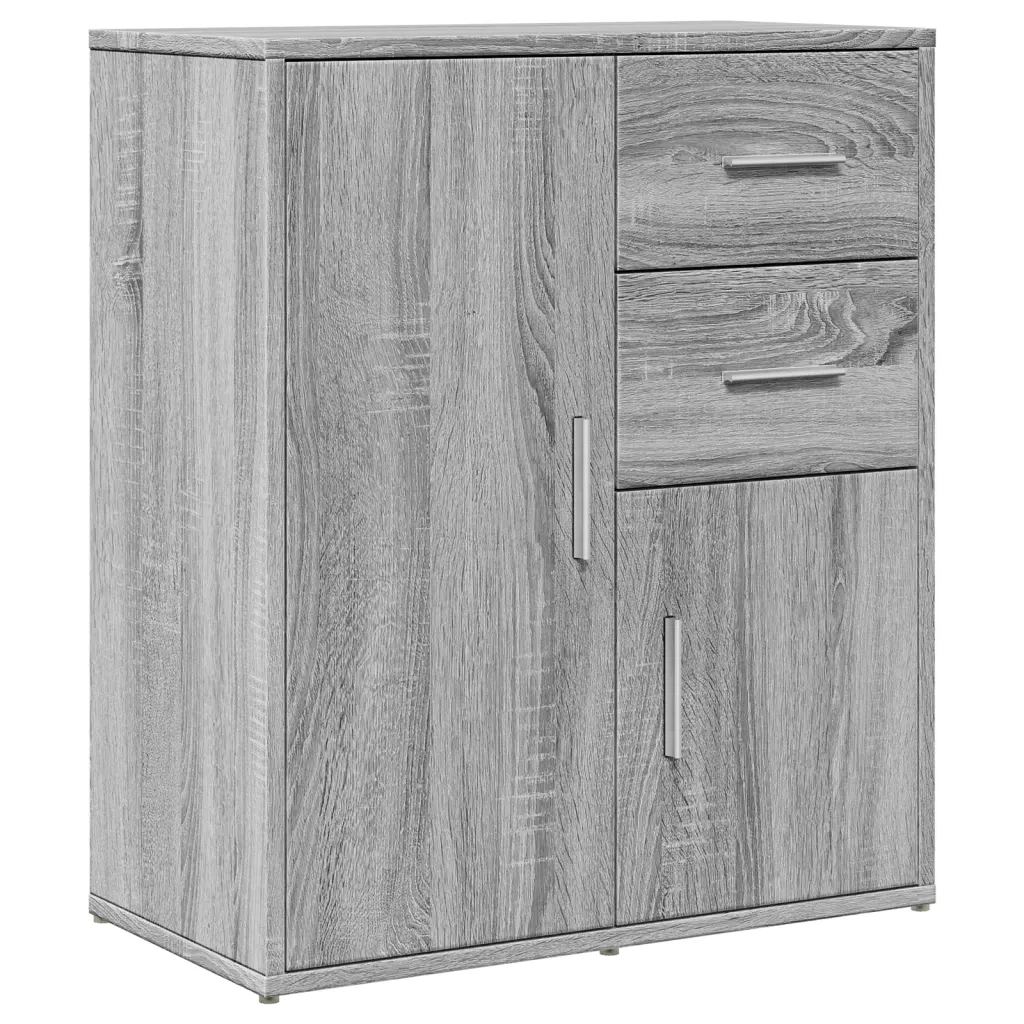 Credenza-Buffet-Armadio da cucina Grigio Sonoma 60x31x70cm in Legno Multistrato 104088