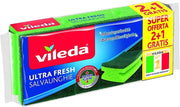VILEDA SPUGNA ULTRA FRESH ABRASIVA SALVAUNGHIE 2+1PZ