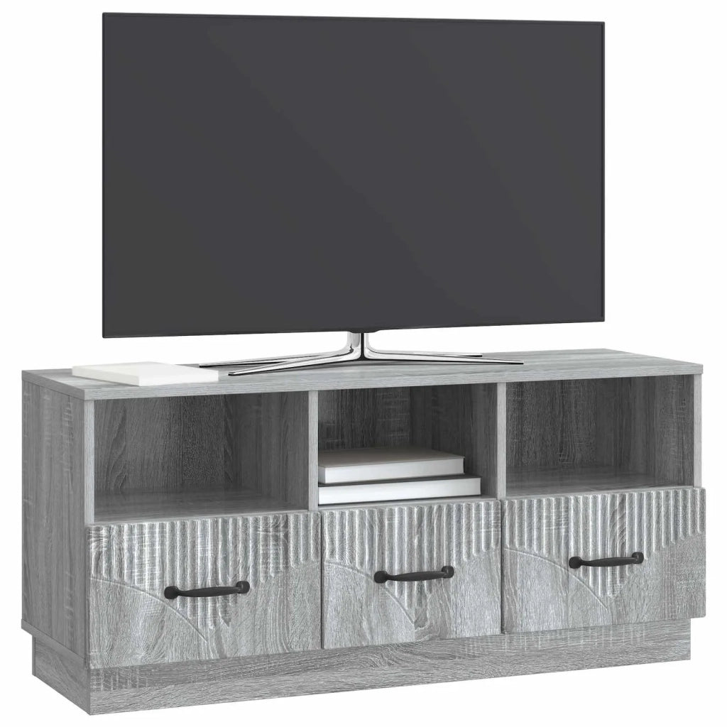 Mobile TV Grigio Sonoma 102 x 34,5 x 47 cm Legno ingegnerizzato