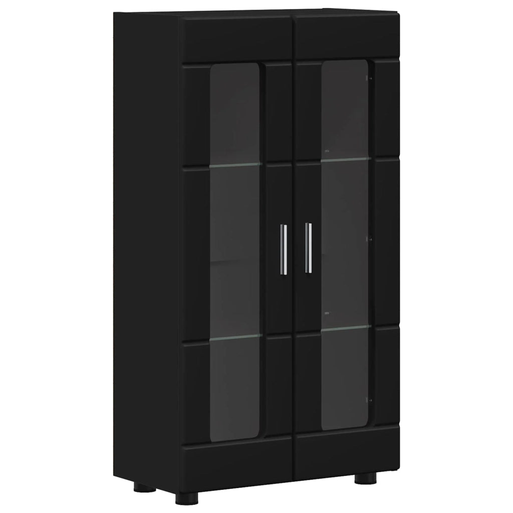 Credenza FLORIN Nero 55,5 x 29 x 100 cm Legno multistrato 880252