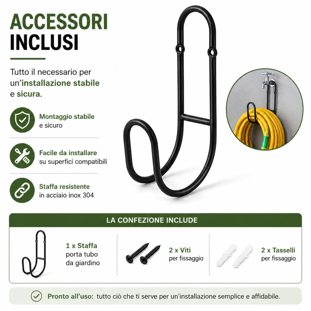 Supporto Da Parete Per Tubo Giardino Supporto Per Rubinetto Da Giardino 6152510