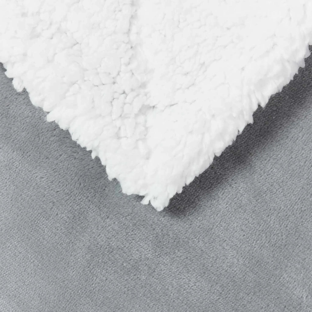 Coperta Grigio 240 x 270 cm Panno 42016988
