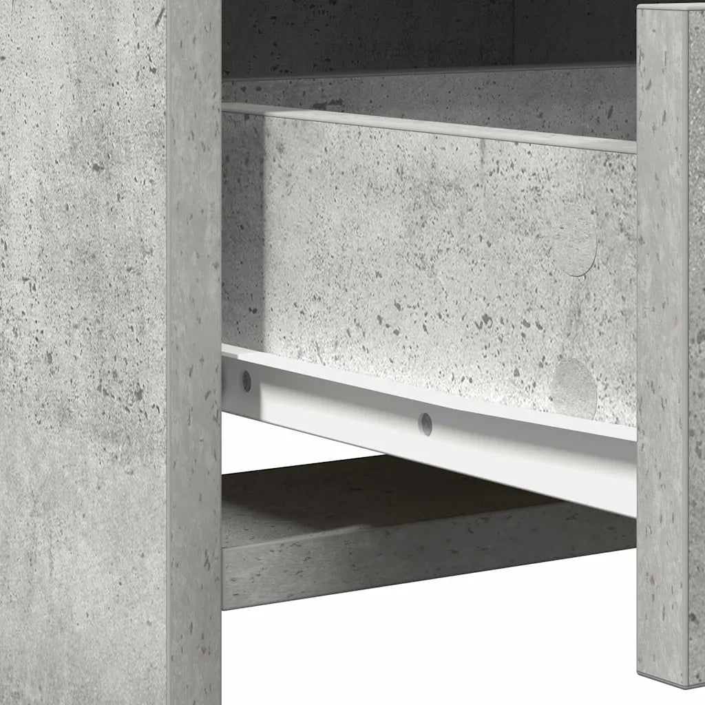 Tavolo da Trucco con cassetto 2 pcs Grigio 50 x 41 x 135 cm 3334203