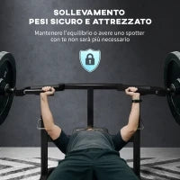 Macchina Pettorali ad Altezza Regolabile in Acciaio, 150x150x60-85 cm, Nero