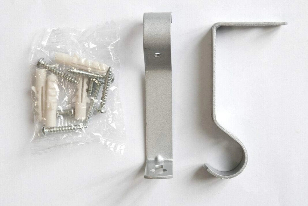 Bastone Tenda Ferro Estendibile 120-210 Asta Scorritenda modello Vortice Grigio
