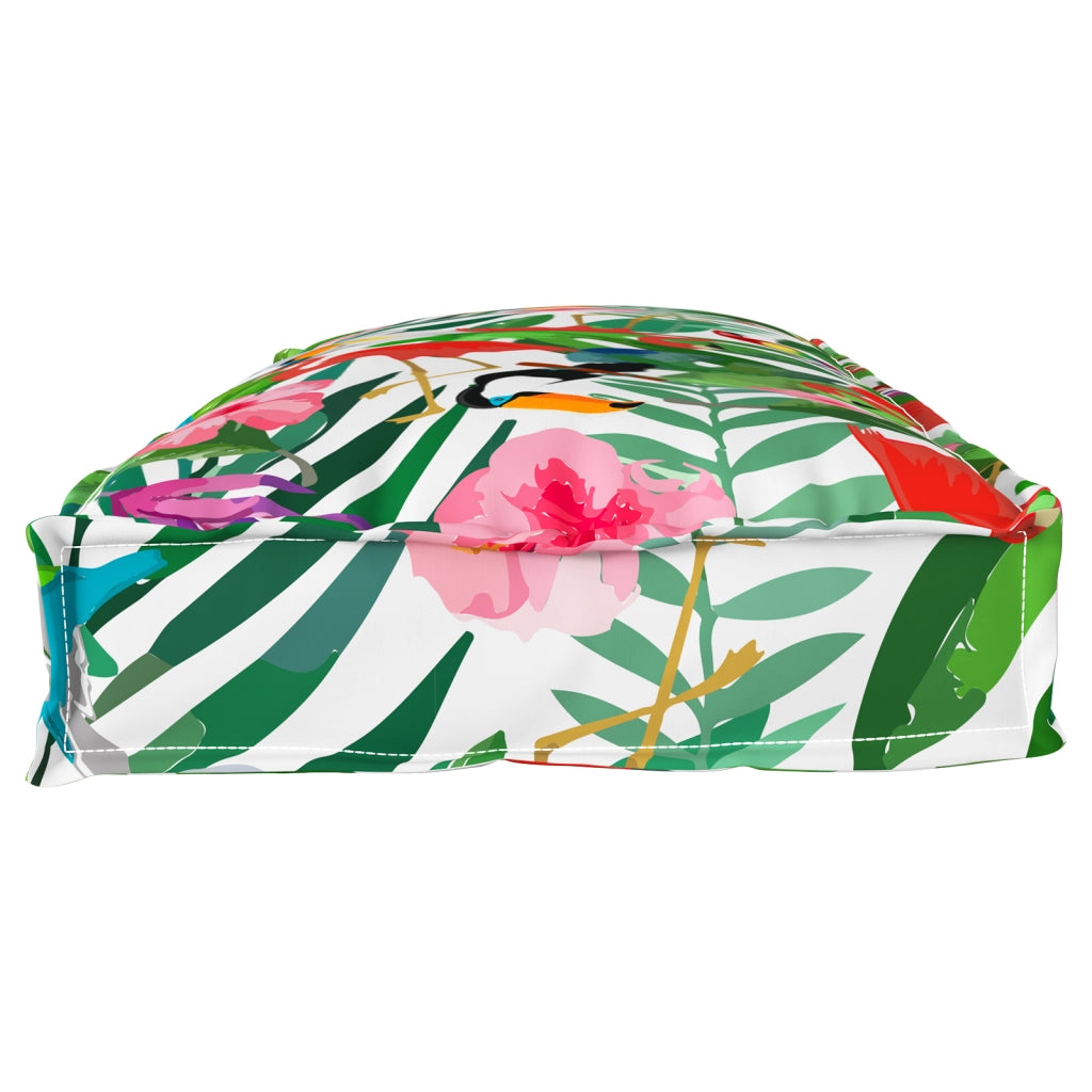 Cuscino per Pallet per Panchina Giungla Tropicale 100x40x8 cm Tessuto Oxford