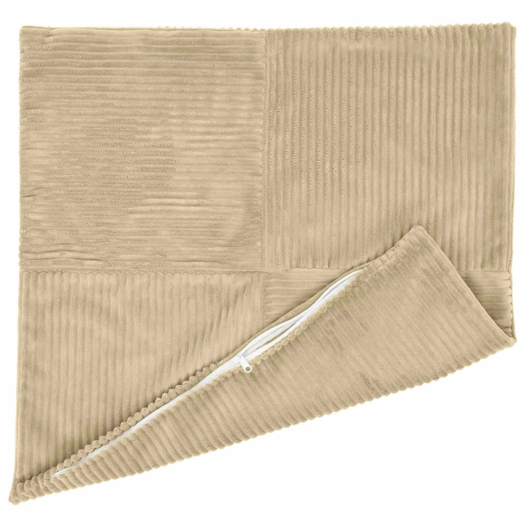Federa 2 pcs ALMELO Grigio Verde 50 x 50 cm corduroy 914902