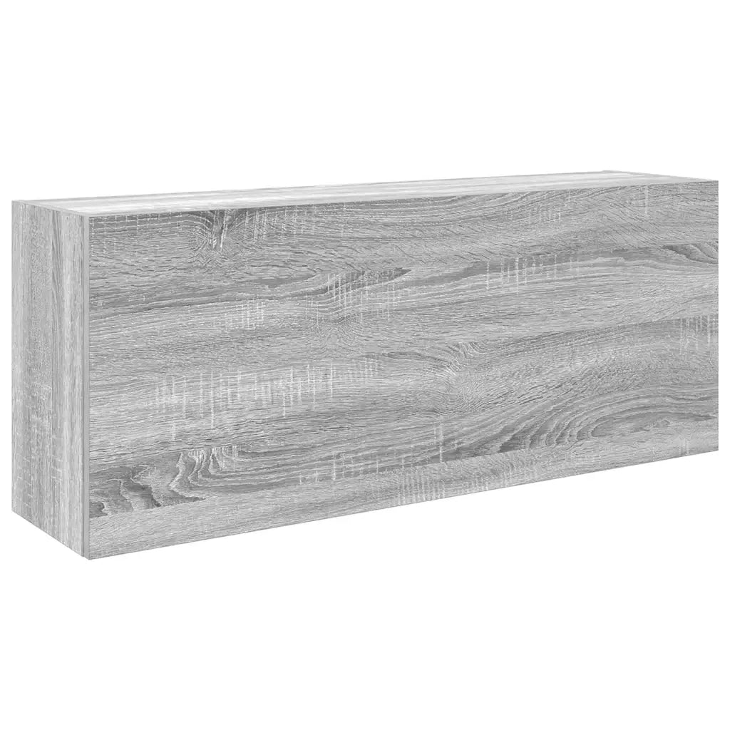 Mobile da Bagno Grigio Sonoma 100x25x40 cm in Truciolato