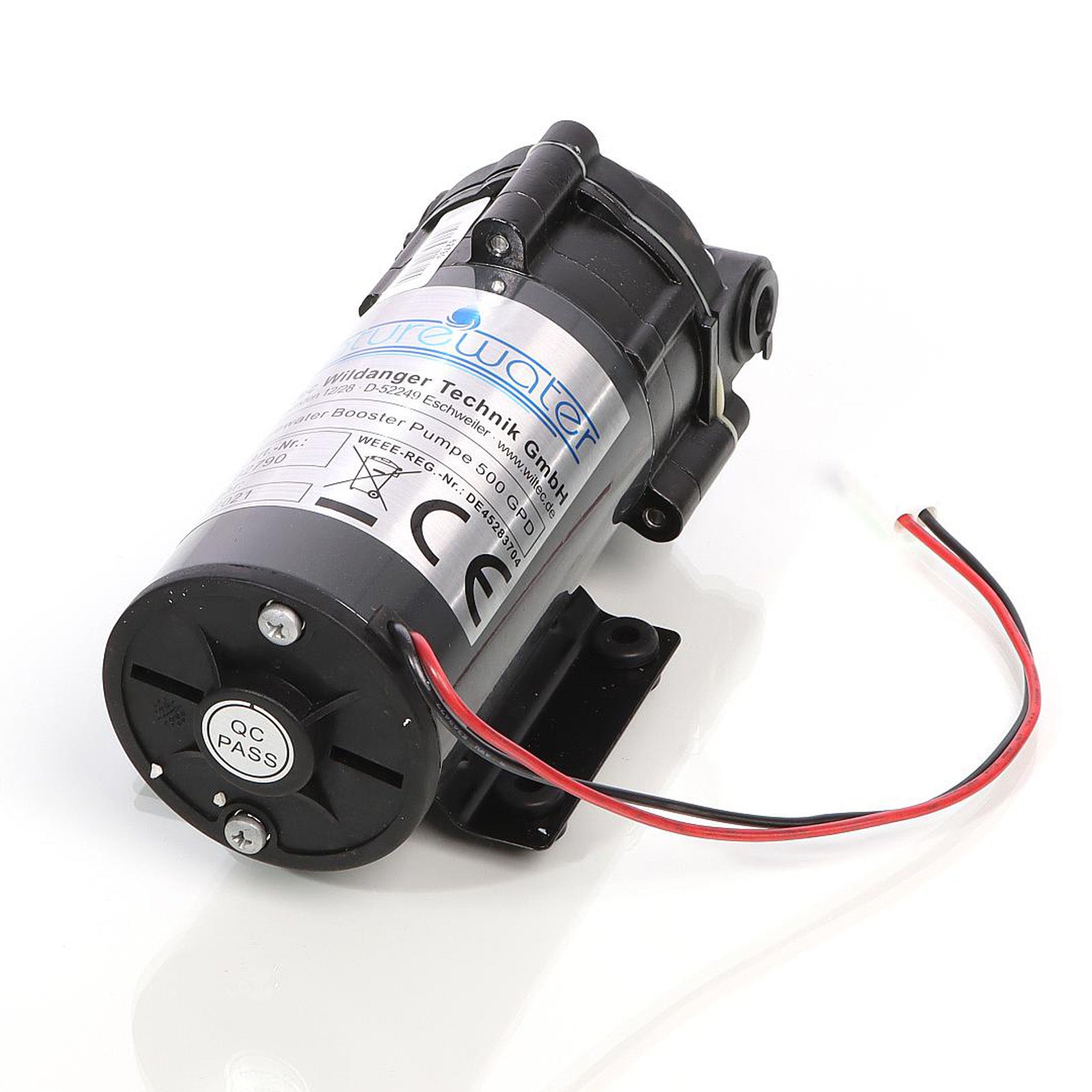 Pompa booster 500 GPD (1900l/giorno) 100W Pompa di spinta per sistemi a osmosi inversa