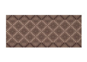 Tappeto Passatoia Tessuto Jacquard Linea Emozioni Disegno Damasque Marrone - 57x90 - Marrone