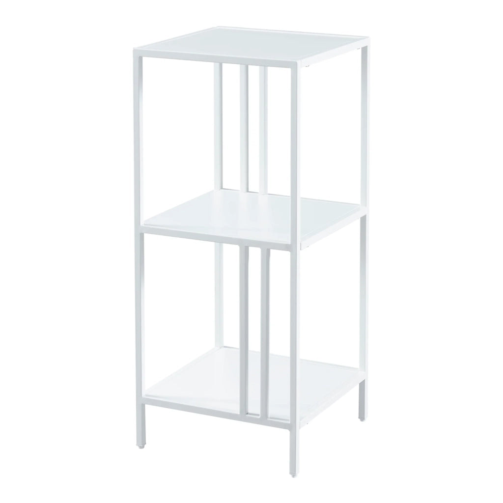 Mensola autoportante in acciaio 80 x 35 x 35 cm bianco 03_0006953