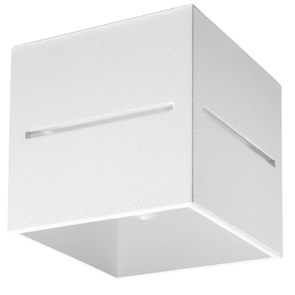 Faretto soffitto Pure Lume Lupino bianco quadrato G9