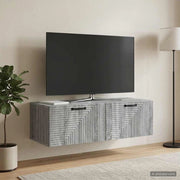 Mobile Porta TV da Muro 98 x 41 x 30 cm Grigio Sonoma 898701