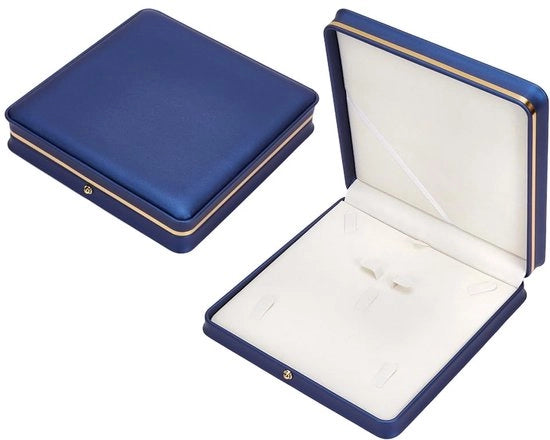 Cassa per gioielli elegante in pelle di alta qualità - Organizzatore di accessori per adulti - Raccoglitore di gioielli - Cassetto per gioielli - Organizzatore di oggetti - Dimensioni: 19,4 x 19,3 x 4,2 cm