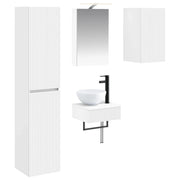 Set di mobili per il bagno 5 pcs Bianco 3407239