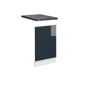 Vicco Mobili da cucina Blu scuro lucido 45 cm , PL Antracite