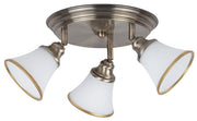 Plafoniera classica Rabalux Grando bronzo 50cm 3xE14