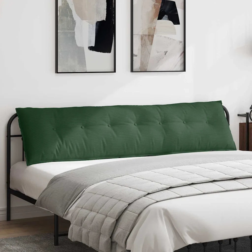 Cuscino per Schiena Verde Giungla 200 x 50 cm Tessuto in Cords 42014999