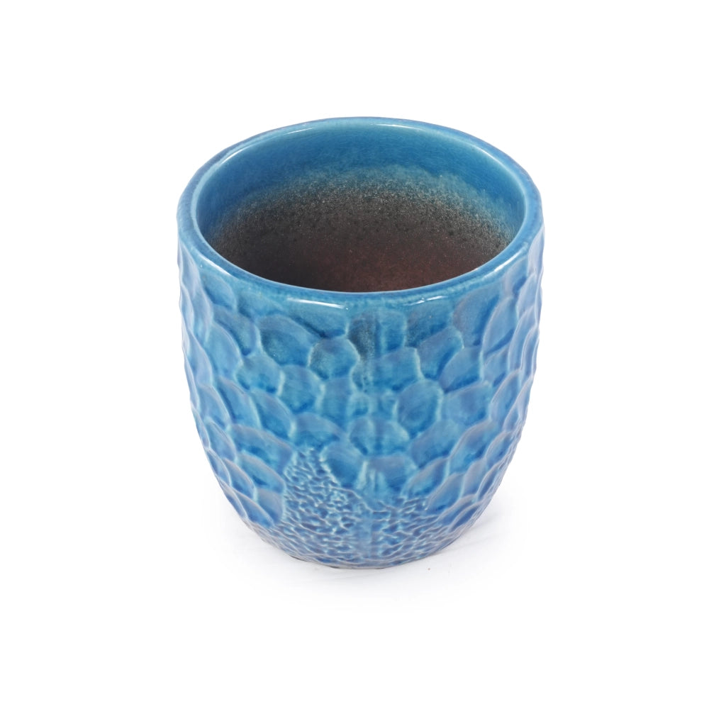 VASO Set da 4 pezzi Ø38/30/22,5/18 cm Ceramica Blu