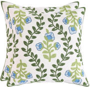 Copertina per divano con decorazione a punto di crocera - Decorativa - 1 pezzo - Cotone - 45x45 cm