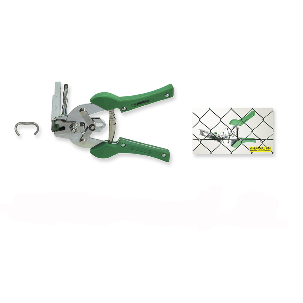 PINZA PER RECINZIONI RETE METALLICA 200mm AUTOMATICA CON CARICATORE MUNDIAL 