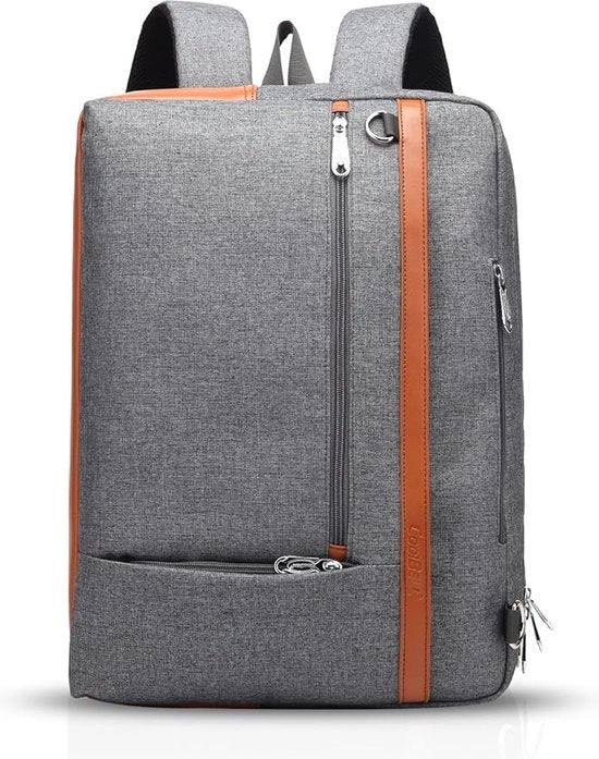 Borsa a 3 in 1 per Laptop da 15.6 Pollici, Zaino da Spalla, Borsa da Viaggio, Borsa da Uomo, Impermeabile