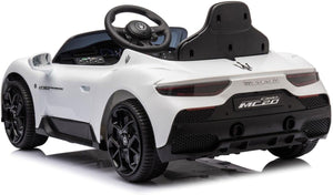 Macchina Elettrica per Bambini Licenza Ufficiale Maserati 10,8V 5Ah Bianco