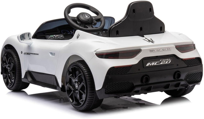 Macchina Elettrica per Bambini Licenza Ufficiale Maserati 10,8V 5Ah Bianco