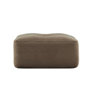 Pouf Cordelia ¨C Minimal ¨C Marrone velluto a coste