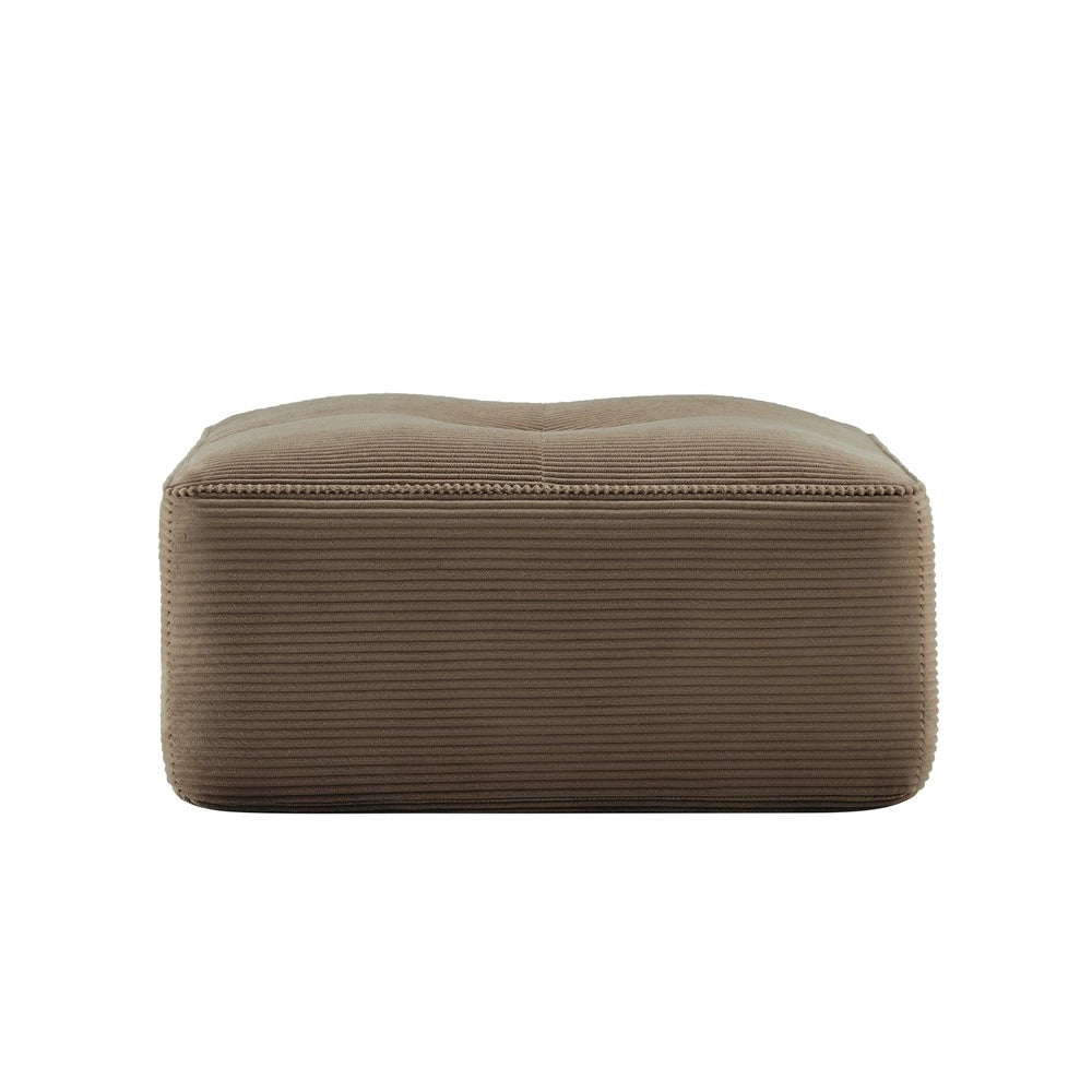 Pouf Cordelia ¨C Minimal ¨C Marrone velluto a coste