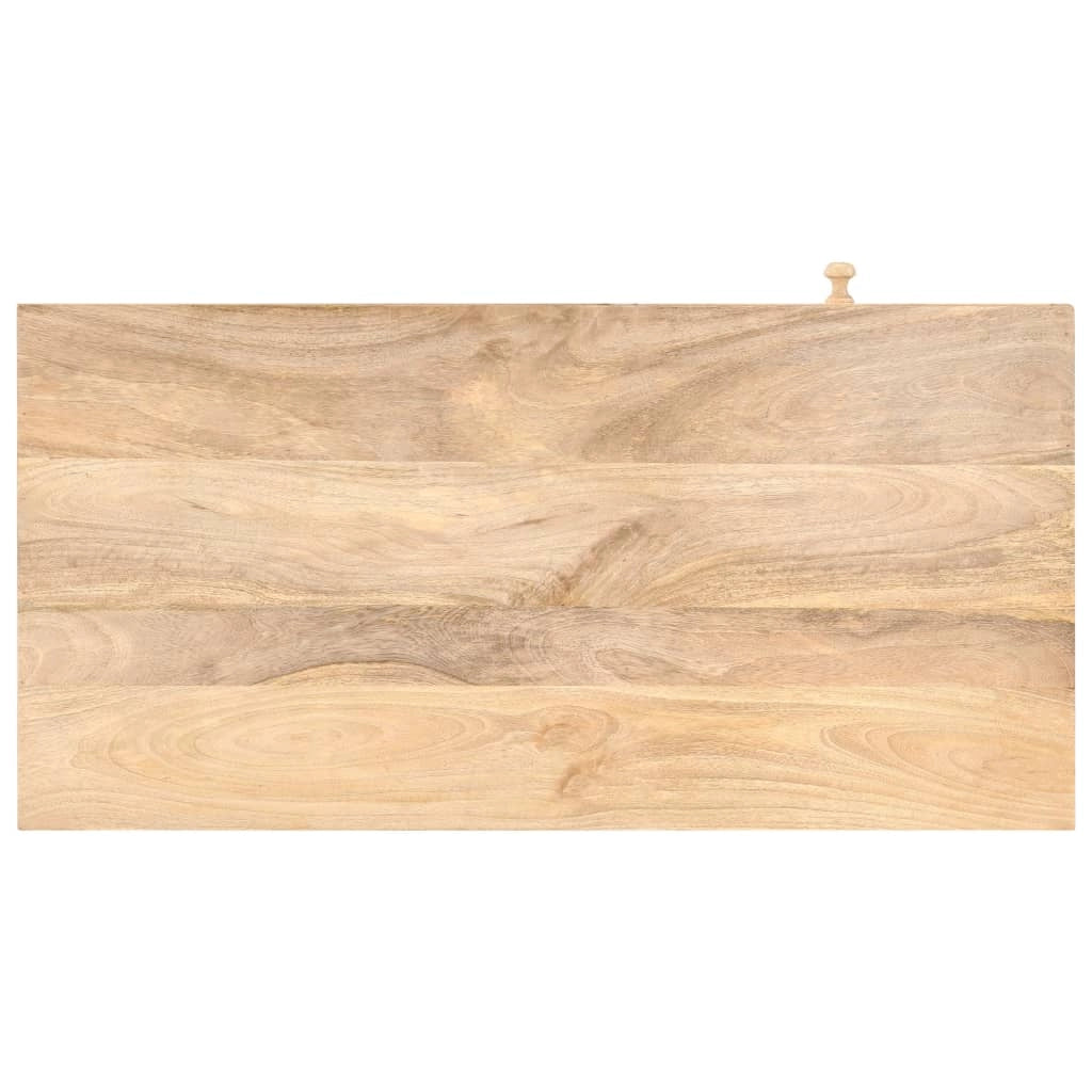 Toeletta tavolo da trucco di design mobili per camera da letto 100 x 50 x 76 cm legno massello di mango 02_0006358