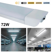 Plafoniera lineare slim moderna LED 72W 150cm lampada CCT 7200lm luce soffitto parete garage officina negozio 230V