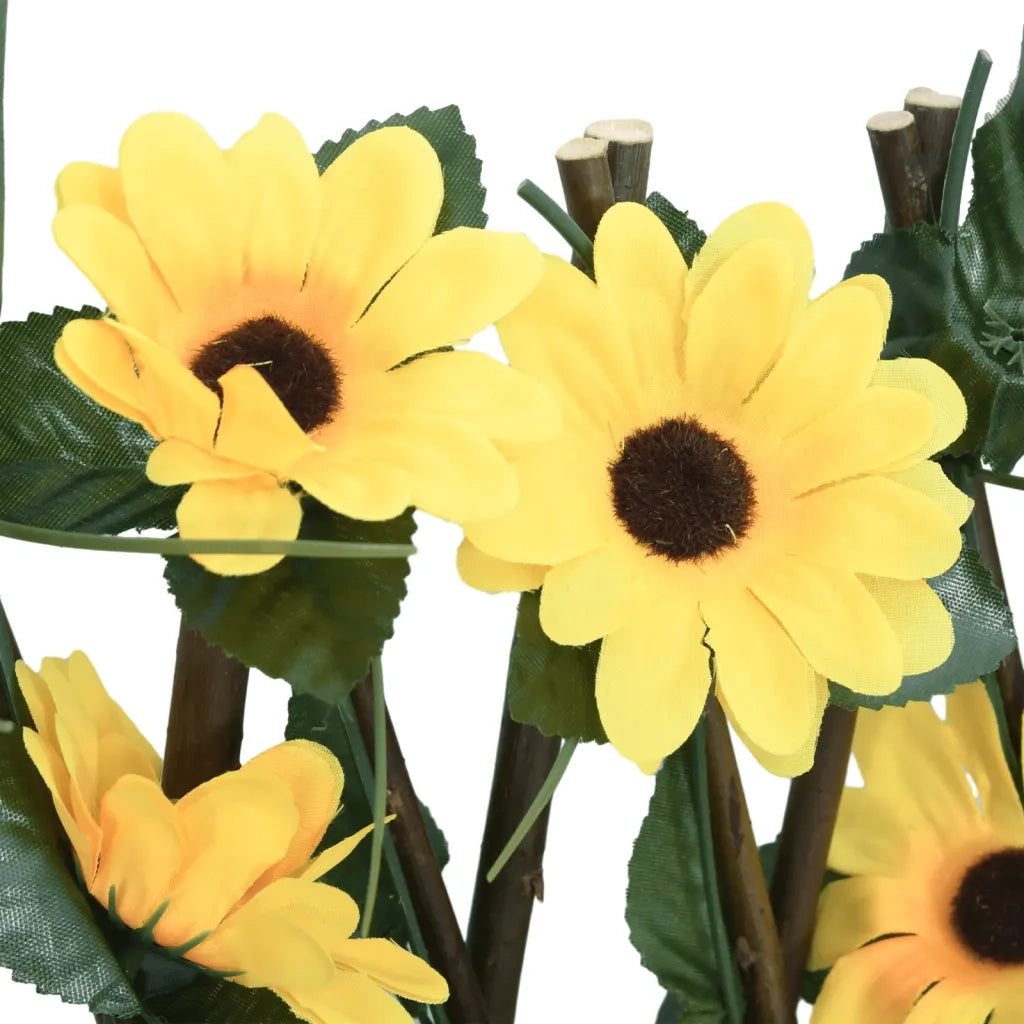 Traliccio Edera Artificiale Espandibile 5 pz Giallo 180x20 cm CFW3072083