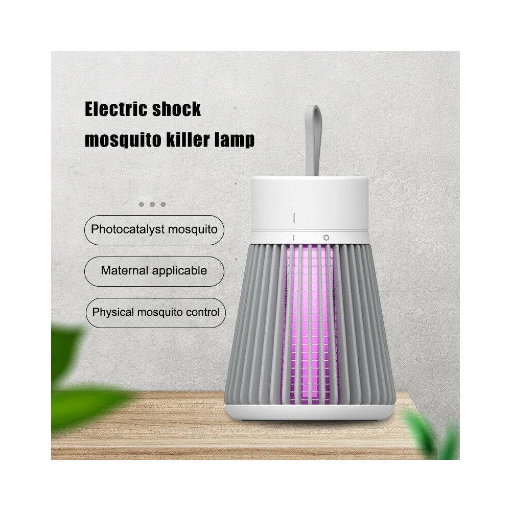 Trade Shop - Zanzariera Elettrica Led Repellente Da Campeggio Anti Zanzare Con Filo Usb -