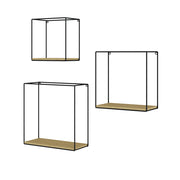 Vicco Libreria da parete Quercia dorata Set di 3