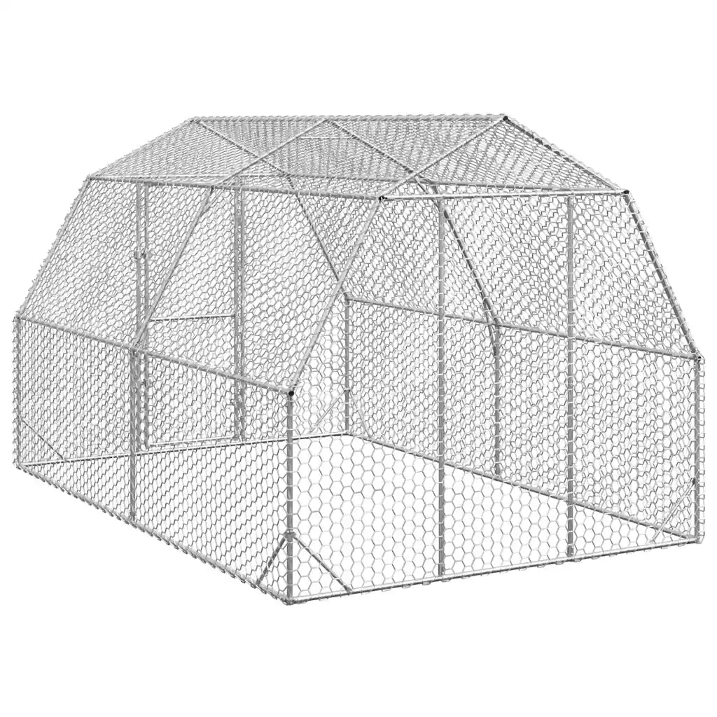 Recinto per Polli 2,5x4x2,25 m in Acciaio Zincato CFW4540123