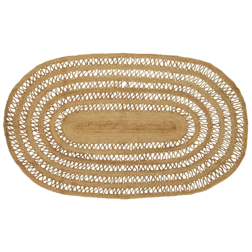 Tappeti per area Naturale 152 x 245 cm Juta