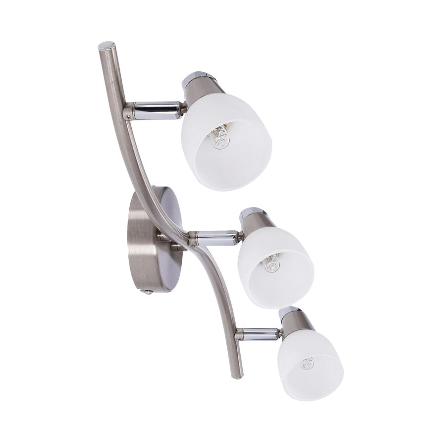 Plafoniera/Applique Candellux Selia 93-69993 3xG9 argento
