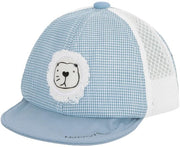 Cappello da Sole Opvoucabile - Protezione Solare per Bambini - Fatto di Cotone e Poliestere - Disegno Animato - Altezza di Cappuccio 42-46 cm