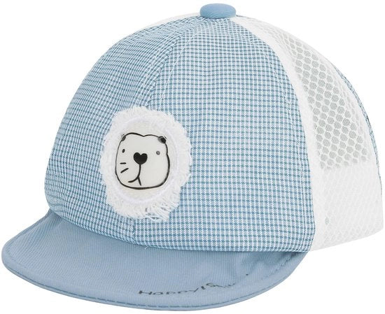 Cappello da Sole Opvoucabile - Protezione Solare per Bambini - Fatto di Cotone e Poliestere - Disegno Animato - Altezza di Cappuccio 42-46 cm