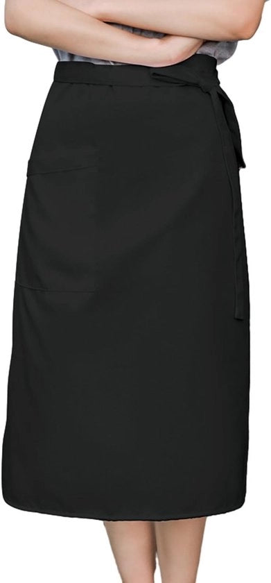 Cucina unisex, 68 x 70 cm, impermeabile, con tasche, adattabile, schort per chef, per uomini e donne, per ristoranti, bar.