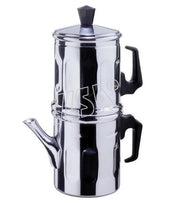 Caffettiera Caffè Tradizionale Napoletana in alluminio diamante 6 tazze