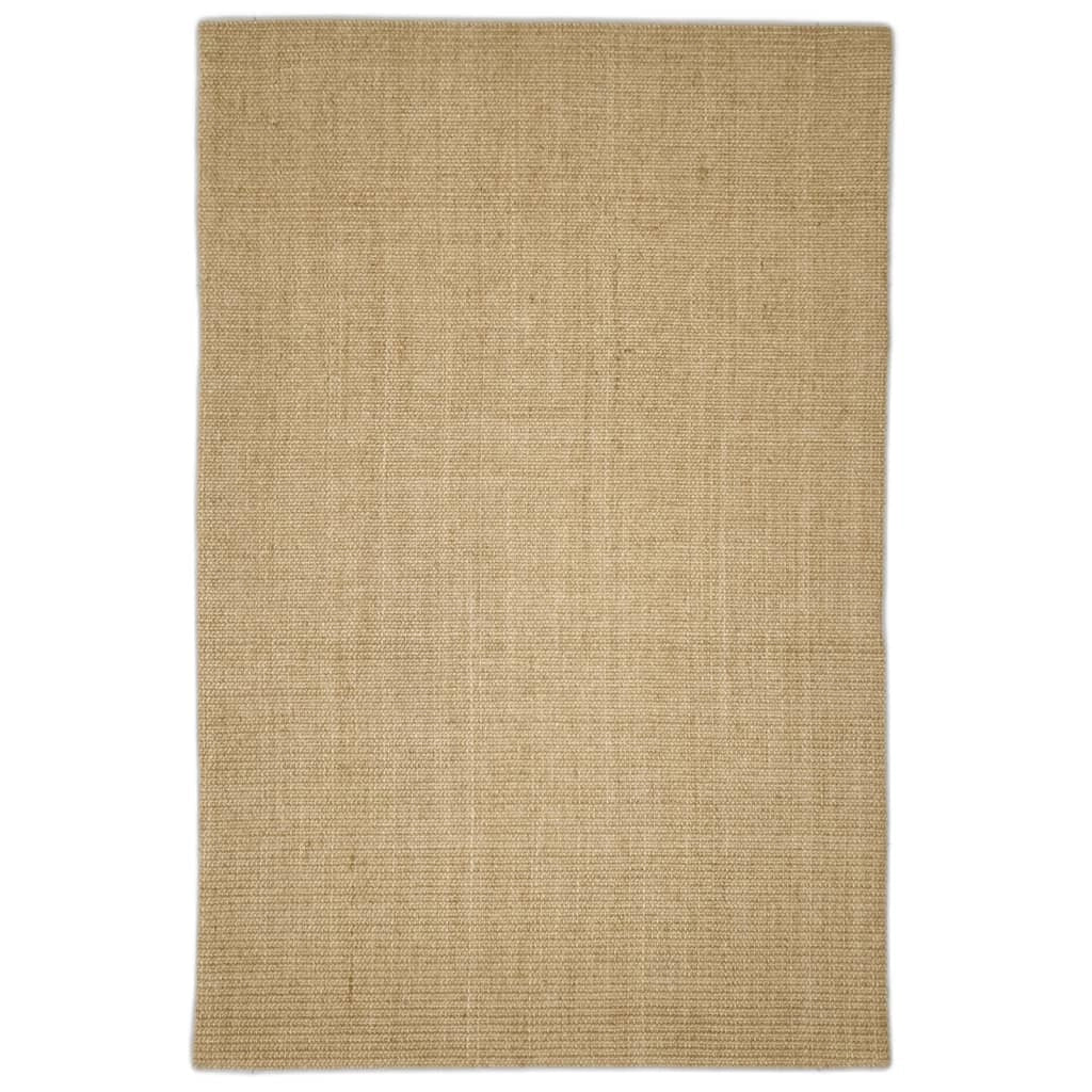 Tappetino tiragraffi in sisal per gatti 66 x 100 cm marrone chiaro 02_0045541