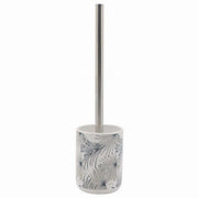Trade Shop - Portascopino Porta Scopino Bagno Wc Toilette Con Stampa Tropicale Completo 87066 -