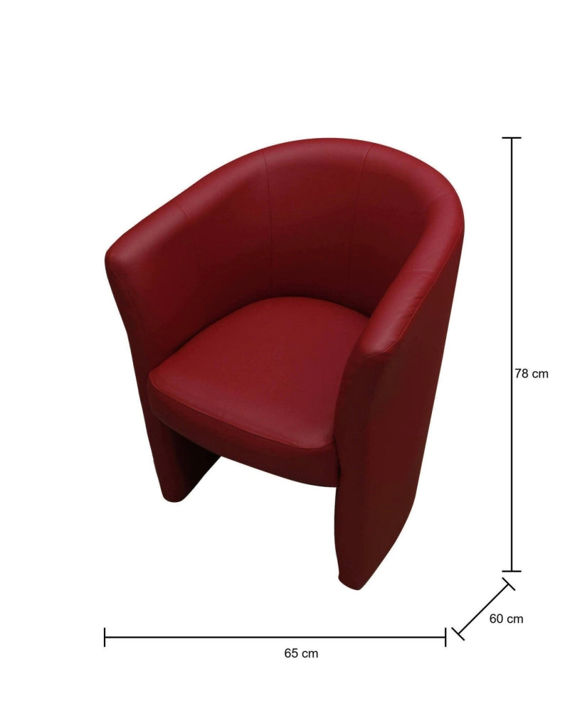Poltrona Ago 63x76h cm, braccioli