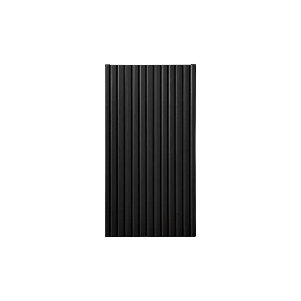 Mobile da bagno VANO – 1 porta – Nero opaco – L30 × P18 × H57 cm – Da appendere