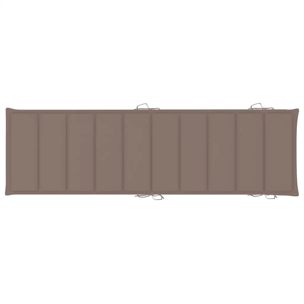 Sdraio 2 pz con Tavolo e Cuscini in Legno Massello di Acacia cod mxl 75552
